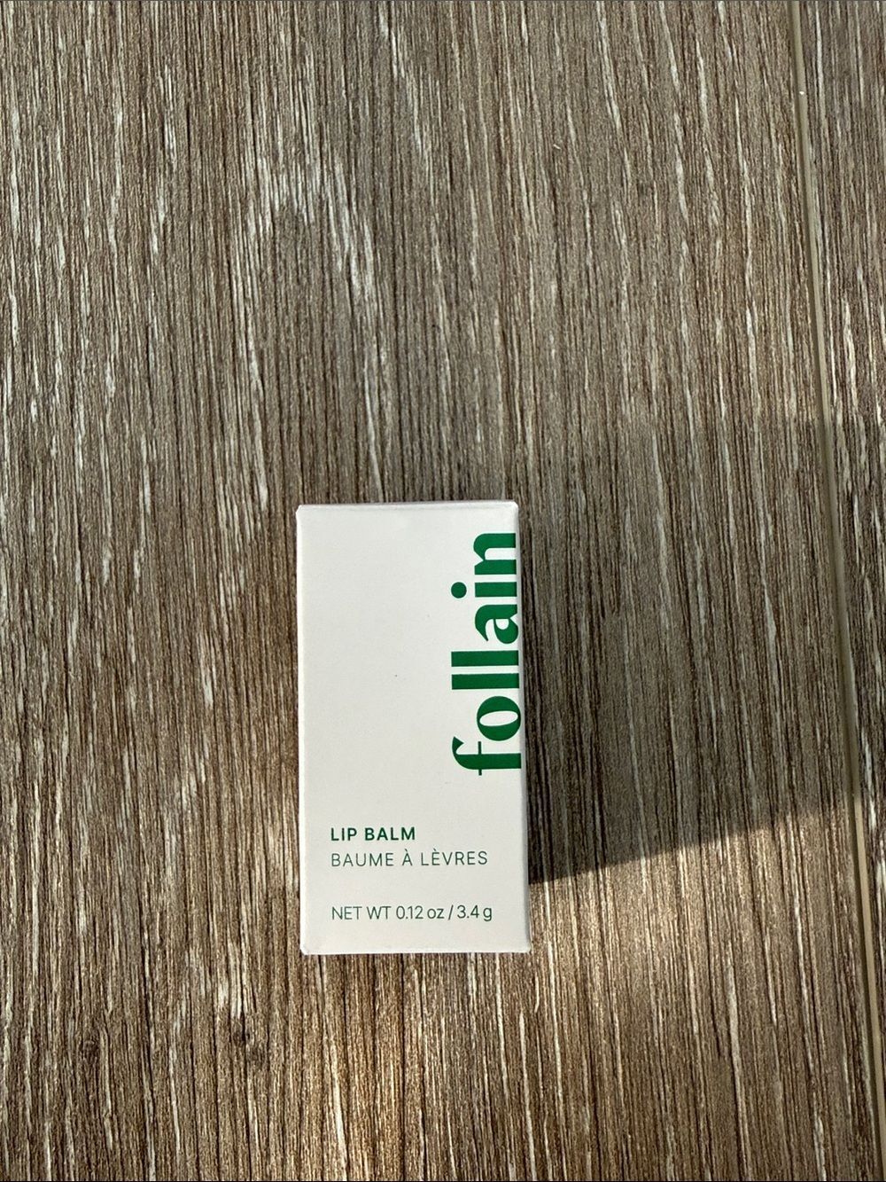 Sephora Green and White Lip Balm